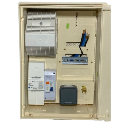 Pack complet coffret de chantier 3/6/9kw Monophasé 1 prise