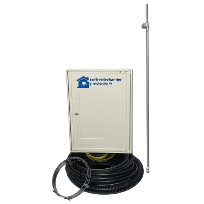 Pack complet coffret de chantier  3/6/9kW Monophasé 1 Bornier